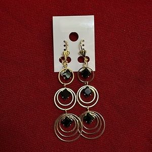 Aretes de oro laminado